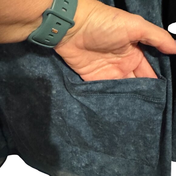 ❤️LOGO by LORI GOLDSTEIN  SCARF HEM TOP   XLARGE - Picture 3 of 6